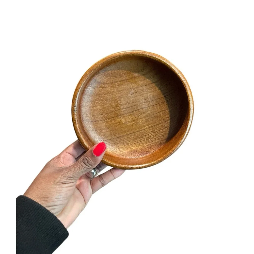 Rustic Wooden Bowls Small Snack Bowls Set of 2